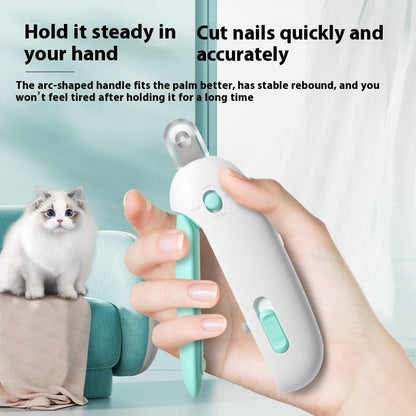 Pet Nail Clippers with Gravity Push Mechanism